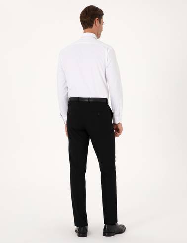 Siyah Slim Fit Kumaş Pantolon