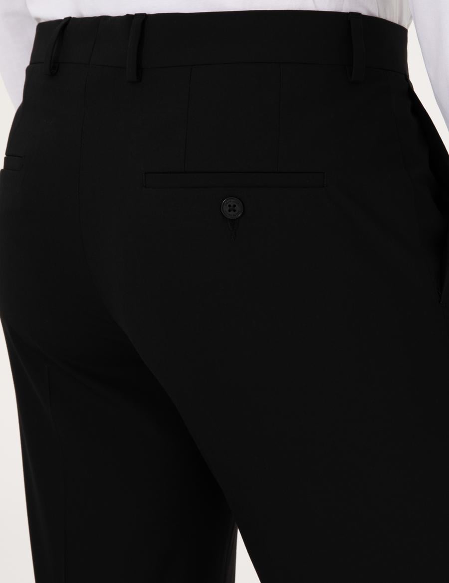 Siyah Slim Fit Kumaş Pantolon