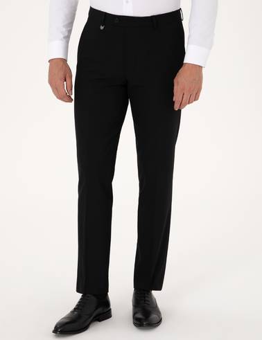 Siyah Slim Fit Kumaş Pantolon