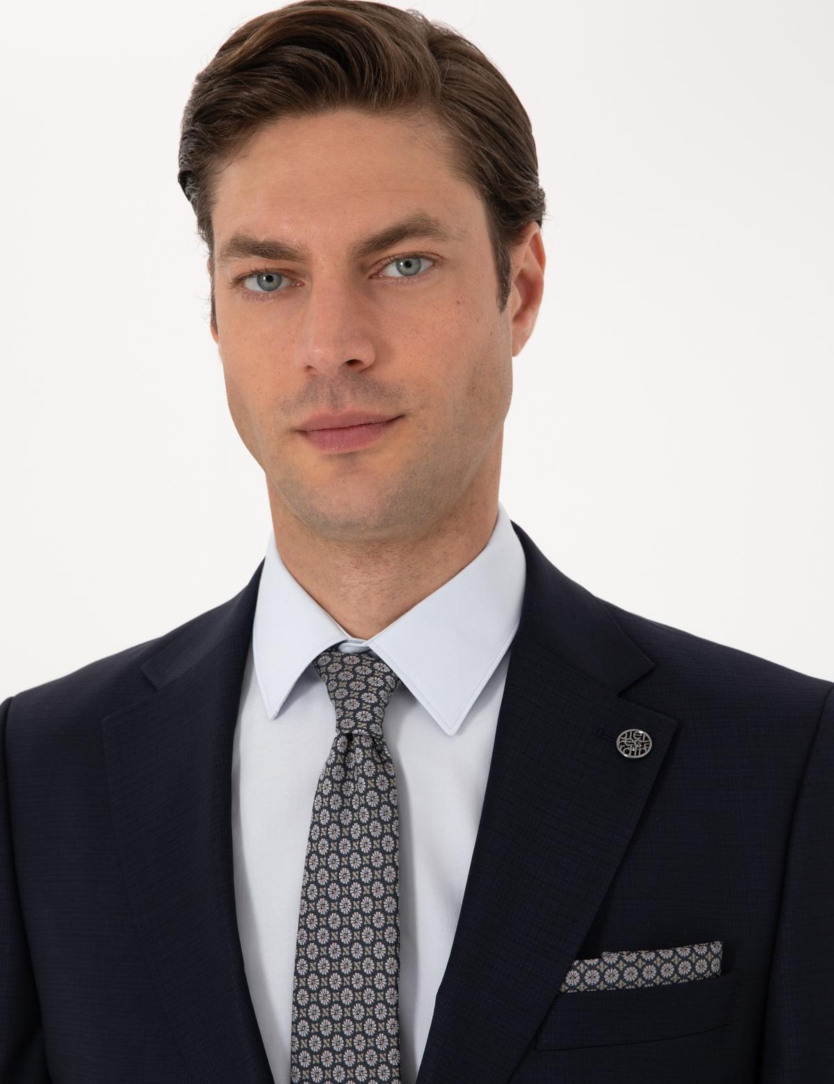 Lacivert Slim Fit Takım Elbise - 50311208026