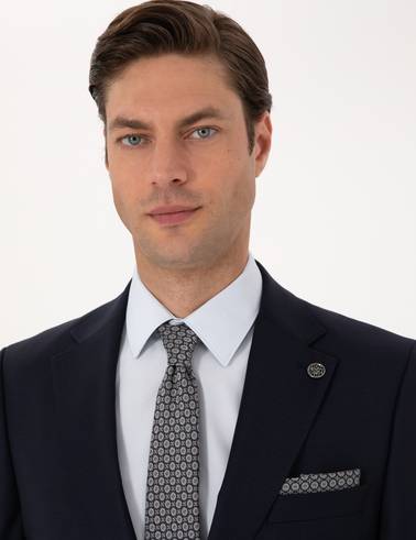 Lacivert Slim Fit Takım Elbise