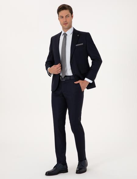 Lacivert Slim Fit Takım Elbise - 50311208026