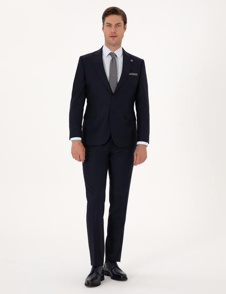 Lacivert Slim Fit Takım Elbise - 50311208026