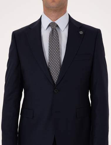 Lacivert Slim Fit Takım Elbise
