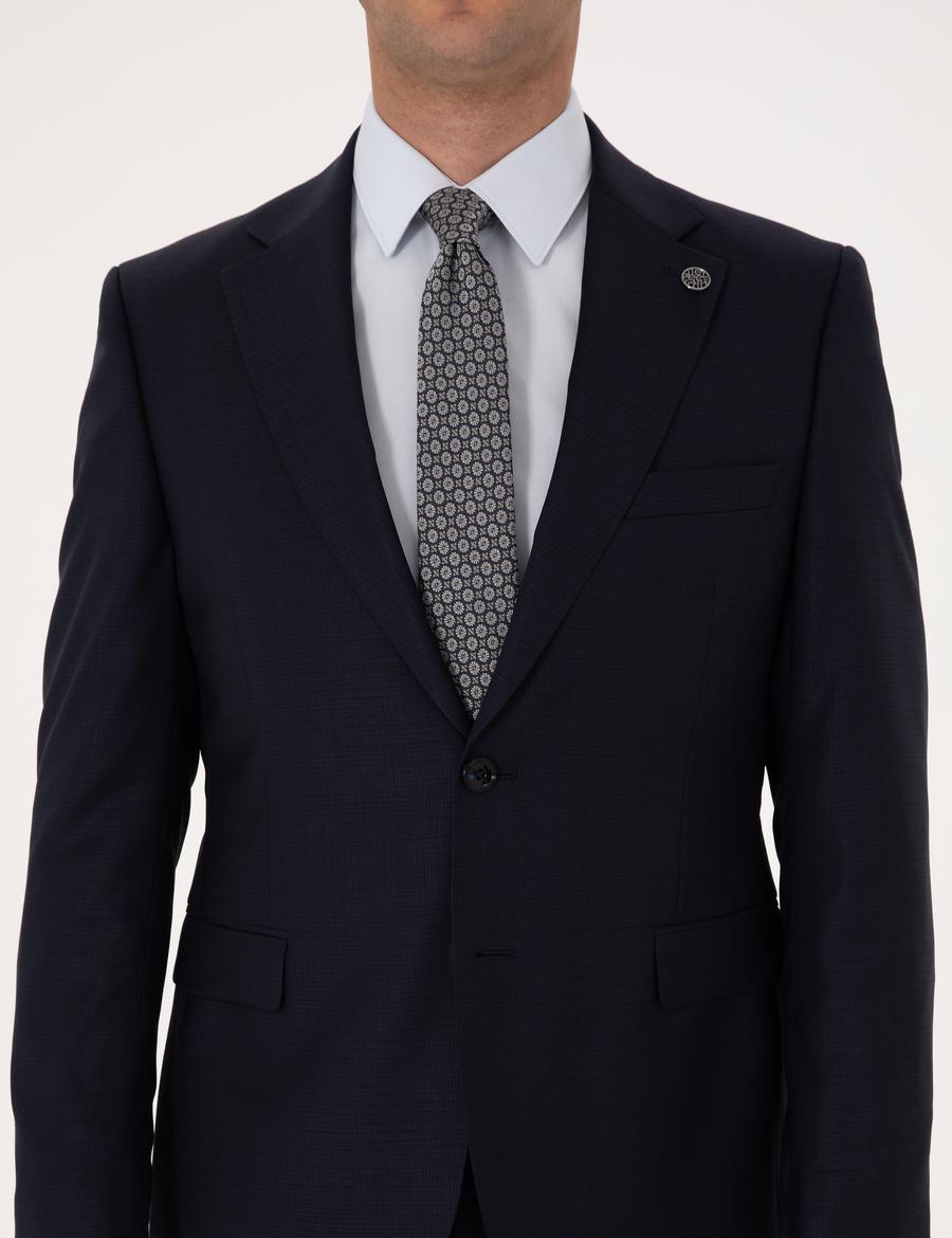 Lacivert Slim Fit Takım Elbise