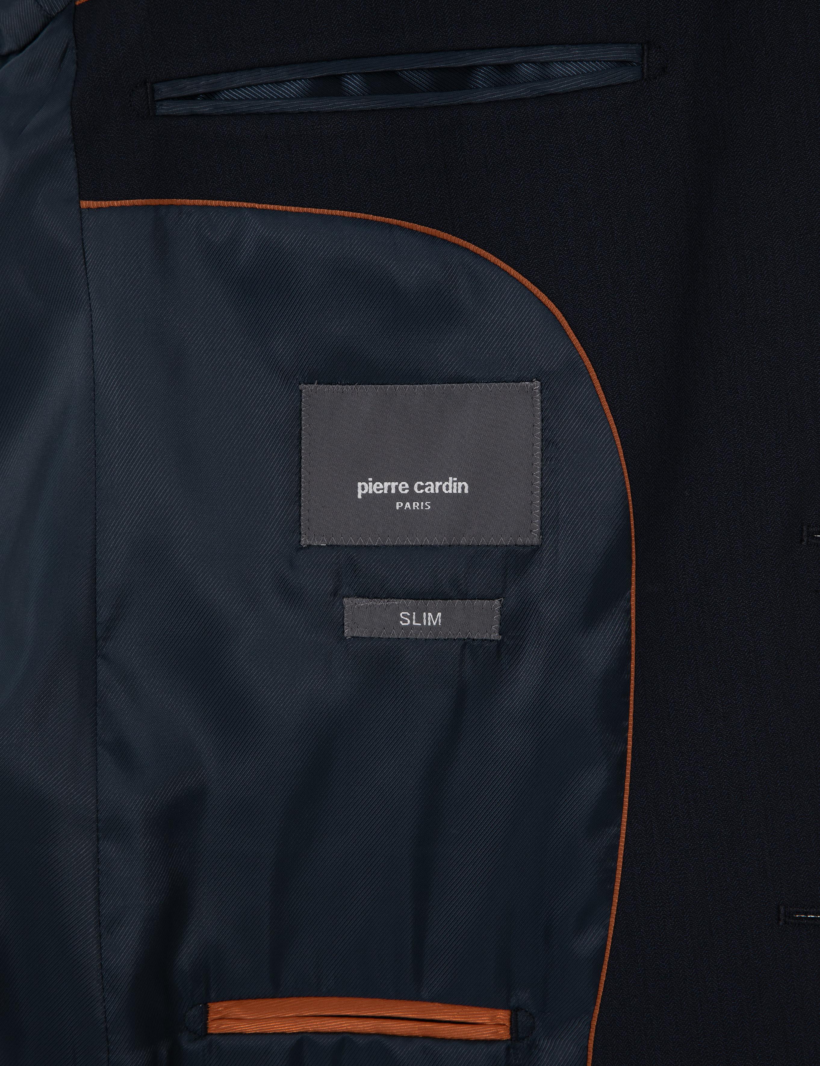 Lacivert Slim Fit Yelekli Takım Elbise