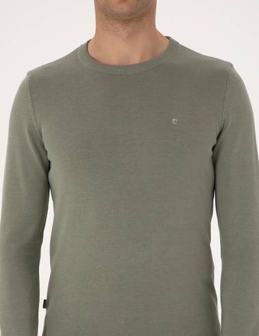 Ada Çayı Slim Fit Bisiklet Yaka Basic Triko Kazak