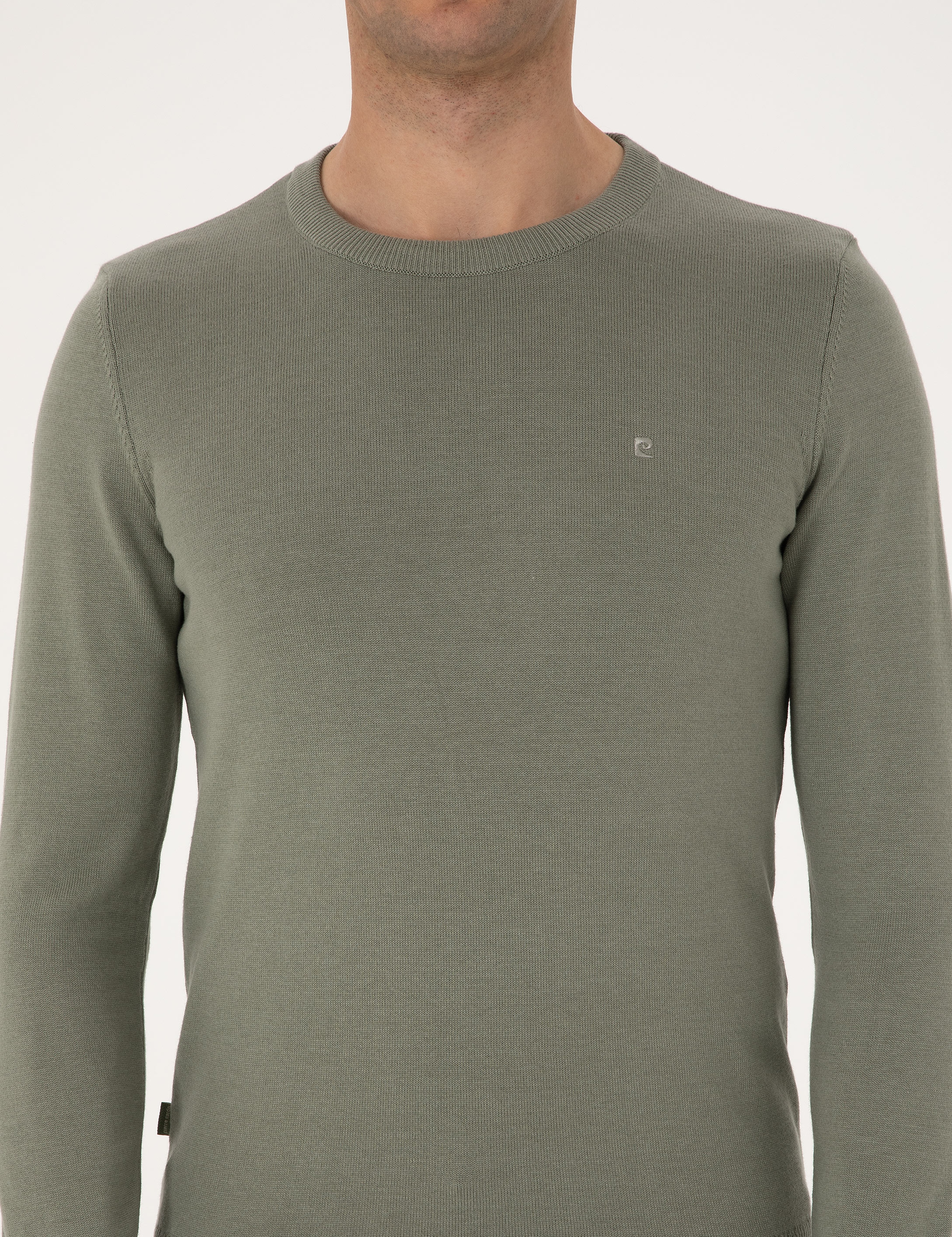 Ada Çayı Slim Fit Bisiklet Yaka Basic Triko Kazak - Image 6