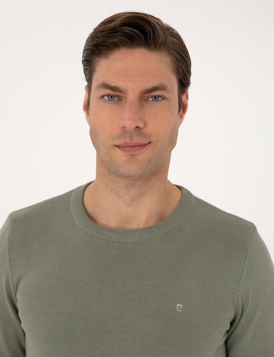 Ada Çayı Slim Fit Bisiklet Yaka Basic Triko Kazak