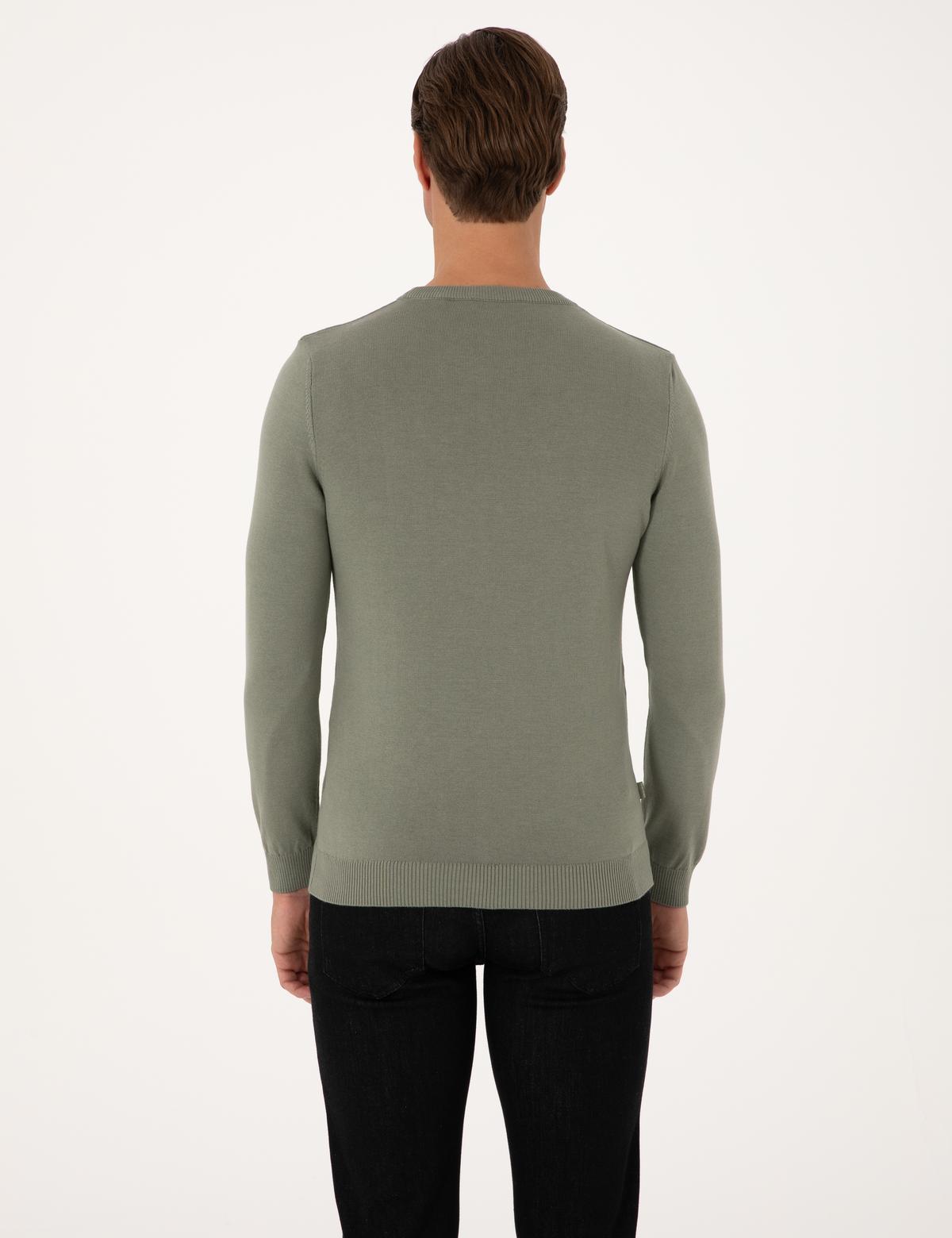 Ada Çayı Slim Fit Bisiklet Yaka Basic Triko Kazak - 50315509136