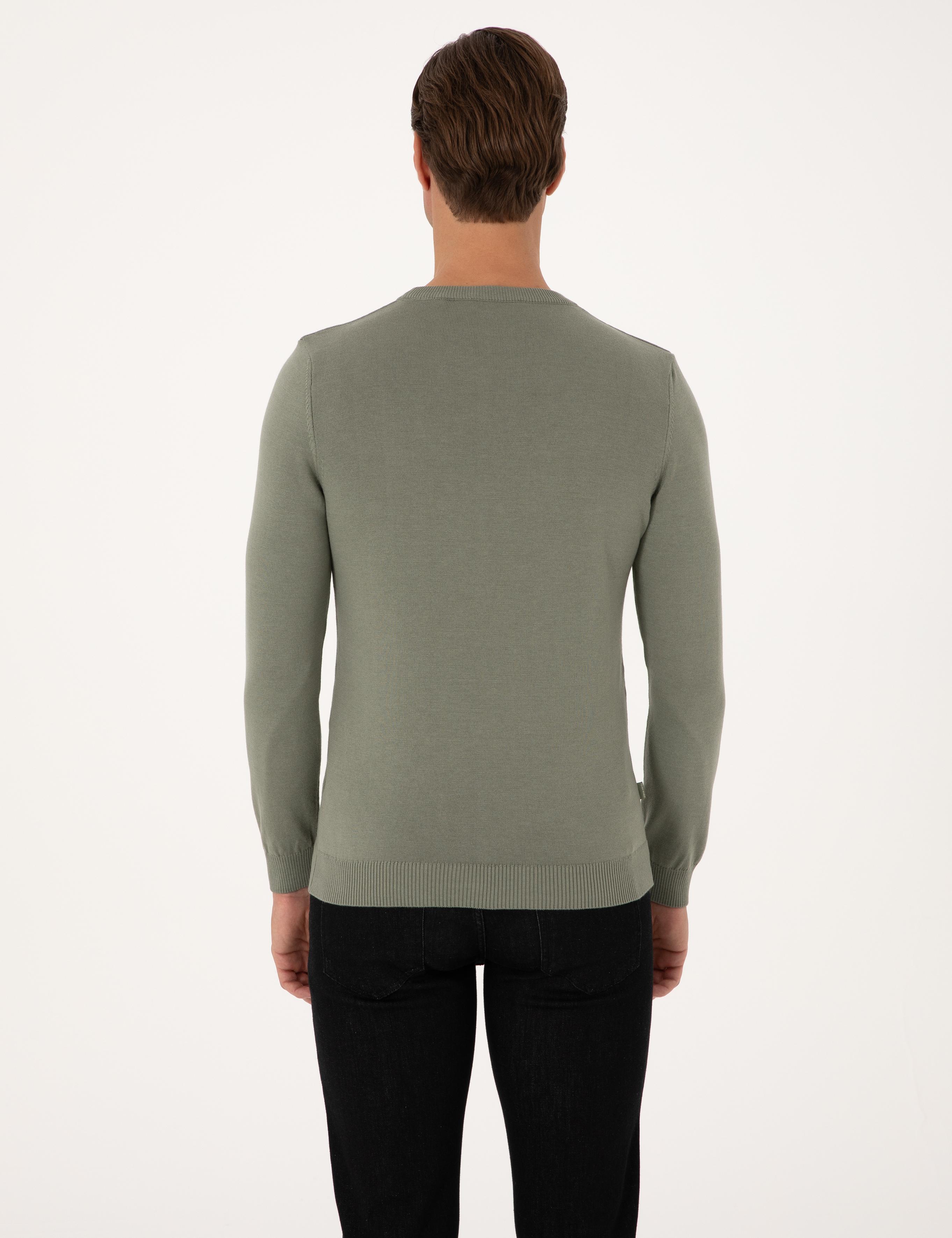 Ada Çayı Slim Fit Bisiklet Yaka Basic Triko Kazak