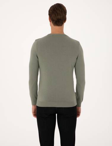 Ada Çayı Slim Fit Bisiklet Yaka Basic Triko Kazak