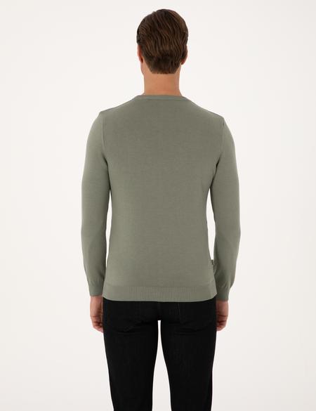 Ada Çayı Slim Fit Bisiklet Yaka Basic Triko Kazak - 50315509136