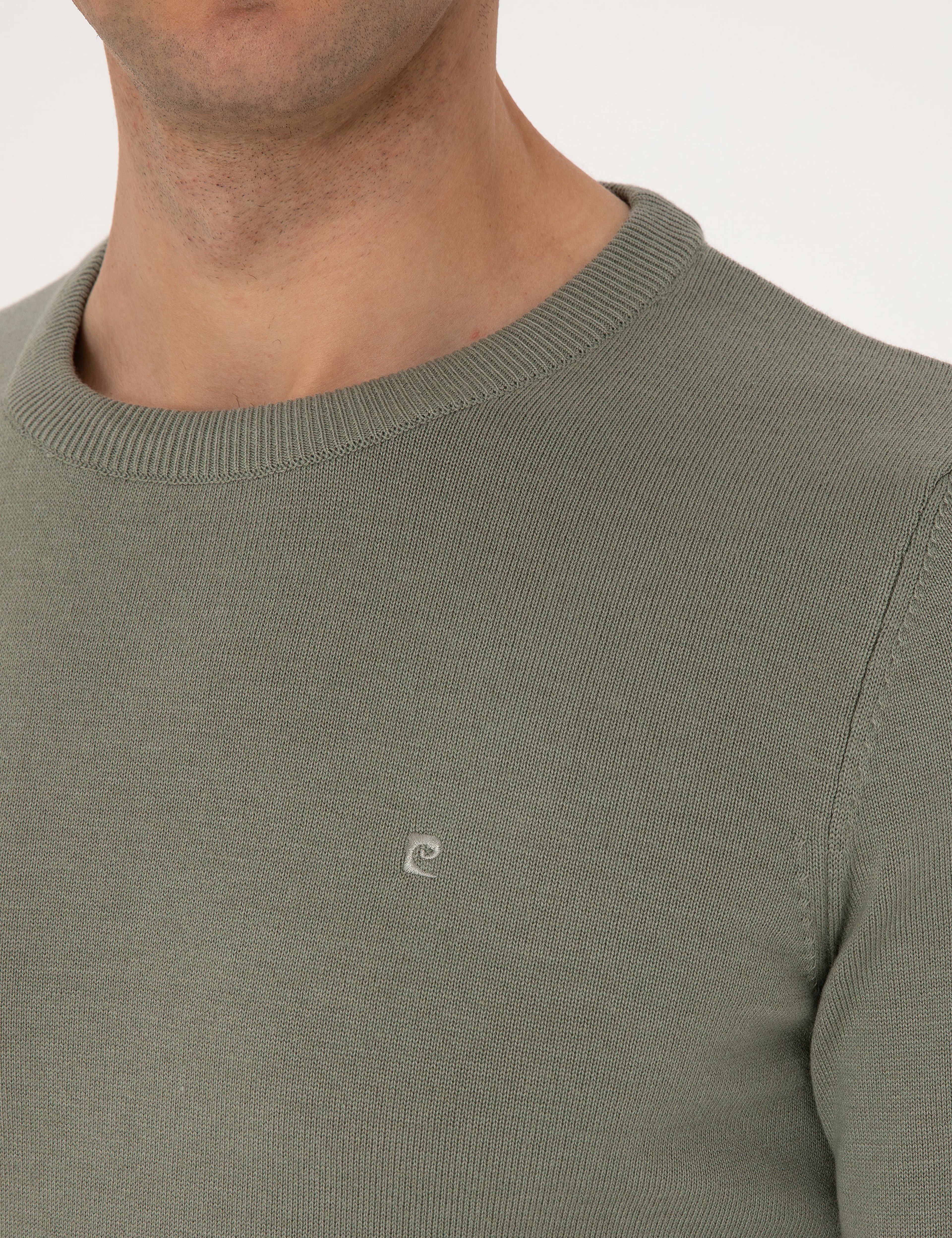 Ada Çayı Slim Fit Bisiklet Yaka Basic Triko Kazak - Image 7