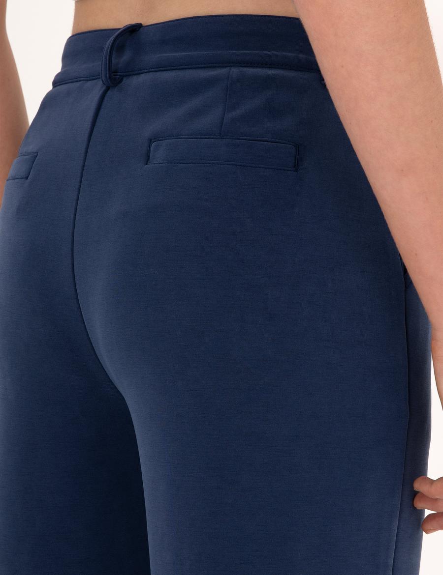 Lacivert Loose Fit Modal Karışımlı Eşofman Altı