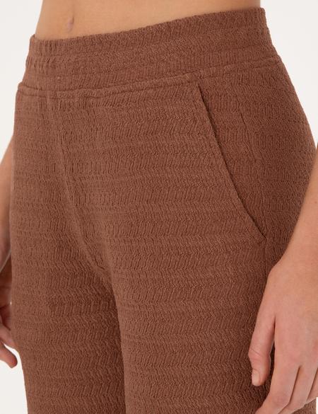 Kahverengi Loose Fit Eşofman Altı - 50301425006