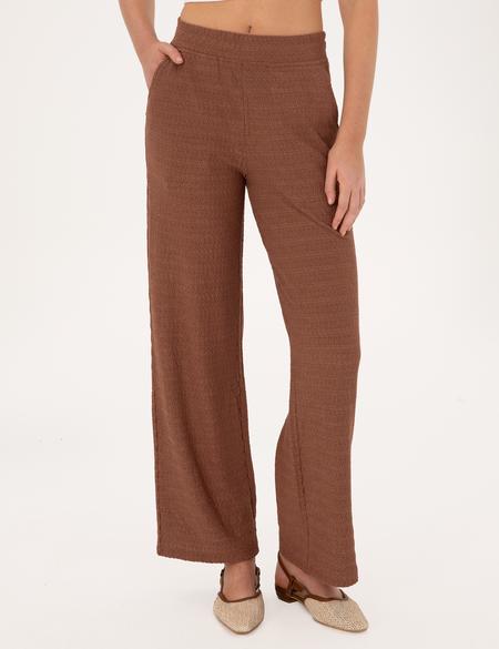 Kahverengi Loose Fit Eşofman Altı - 50301425006