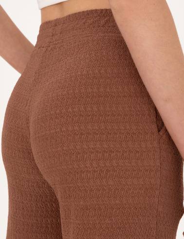 Kahverengi Loose Fit Eşofman Altı
