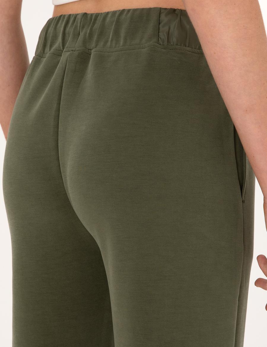 Haki Regular Fit Modal Karışımlı Eşofman Altı