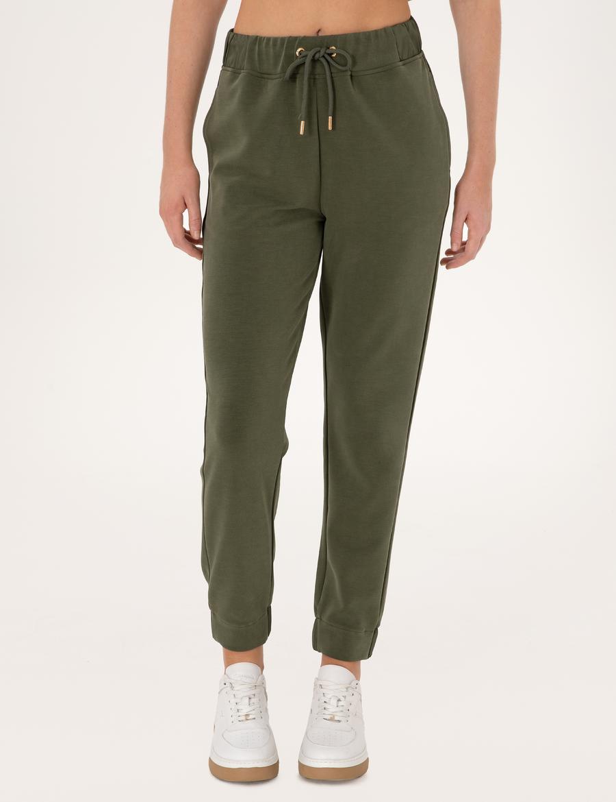 Haki Regular Fit Modal Karışımlı Eşofman Altı