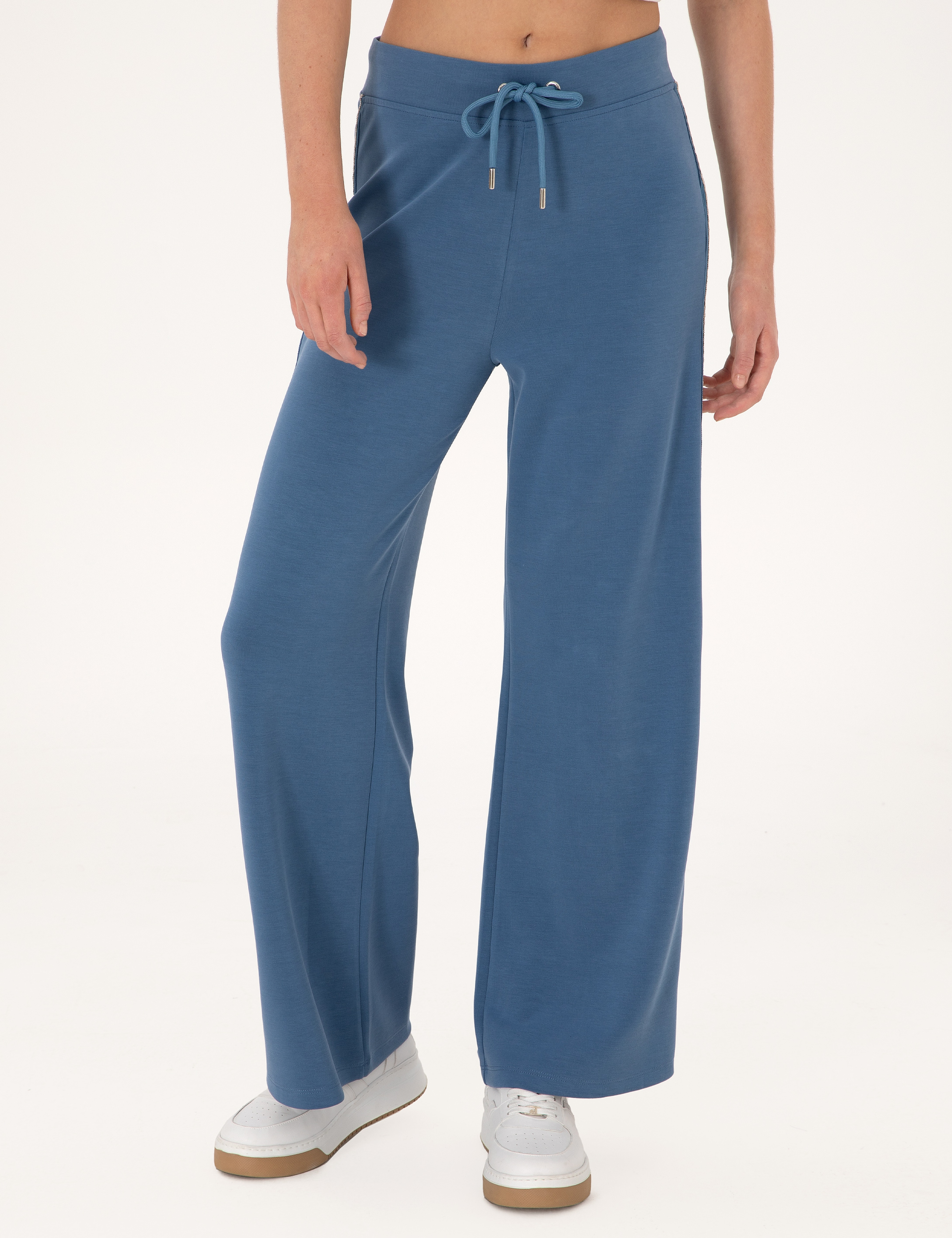İndigo Flare Fit Modal Karışımlı Eşofman Altı - Image 2