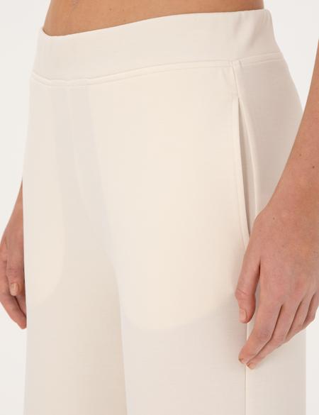 Ekru Flare Fit Modal Karışımlı Eşofman Altı - 50301422006