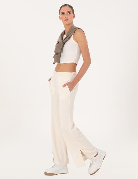 Ekru Flare Fit Modal Karışımlı Eşofman Altı - 50301422006