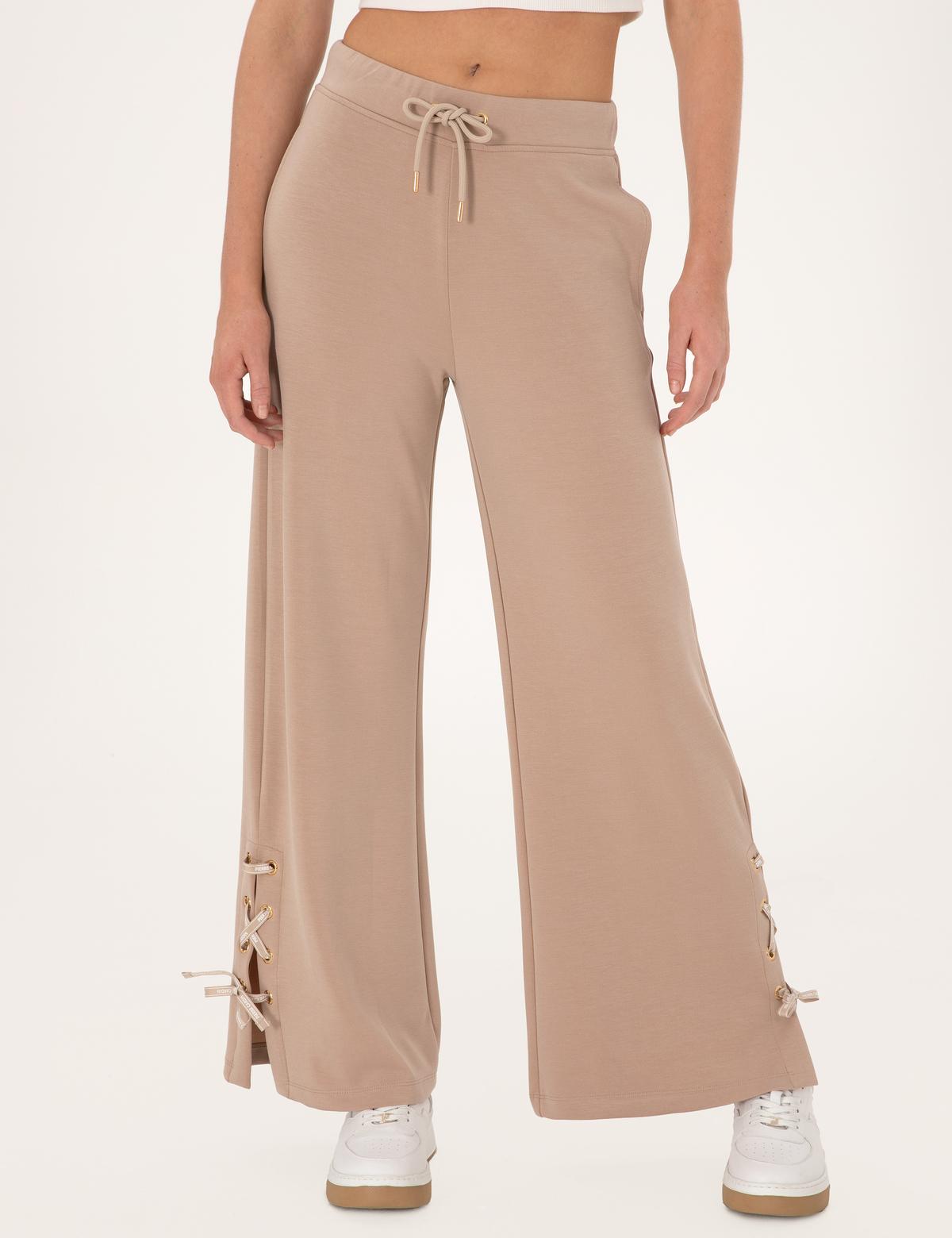 Bej Flare Fit Modal Karışımlı Eşofman Altı - 50301431005