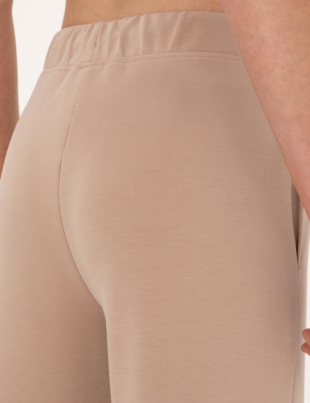 Bej Flare Fit Modal Karışımlı Eşofman Altı - 50301431005