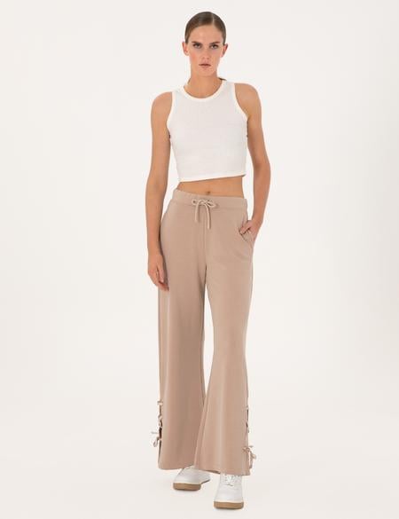 Bej Flare Fit Modal Karışımlı Eşofman Altı - 50301431005