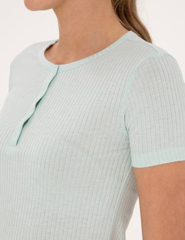 Mint Kısakollu Pijama Takımı