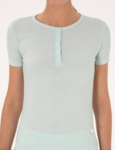 Mint Kısakollu Pijama Takımı