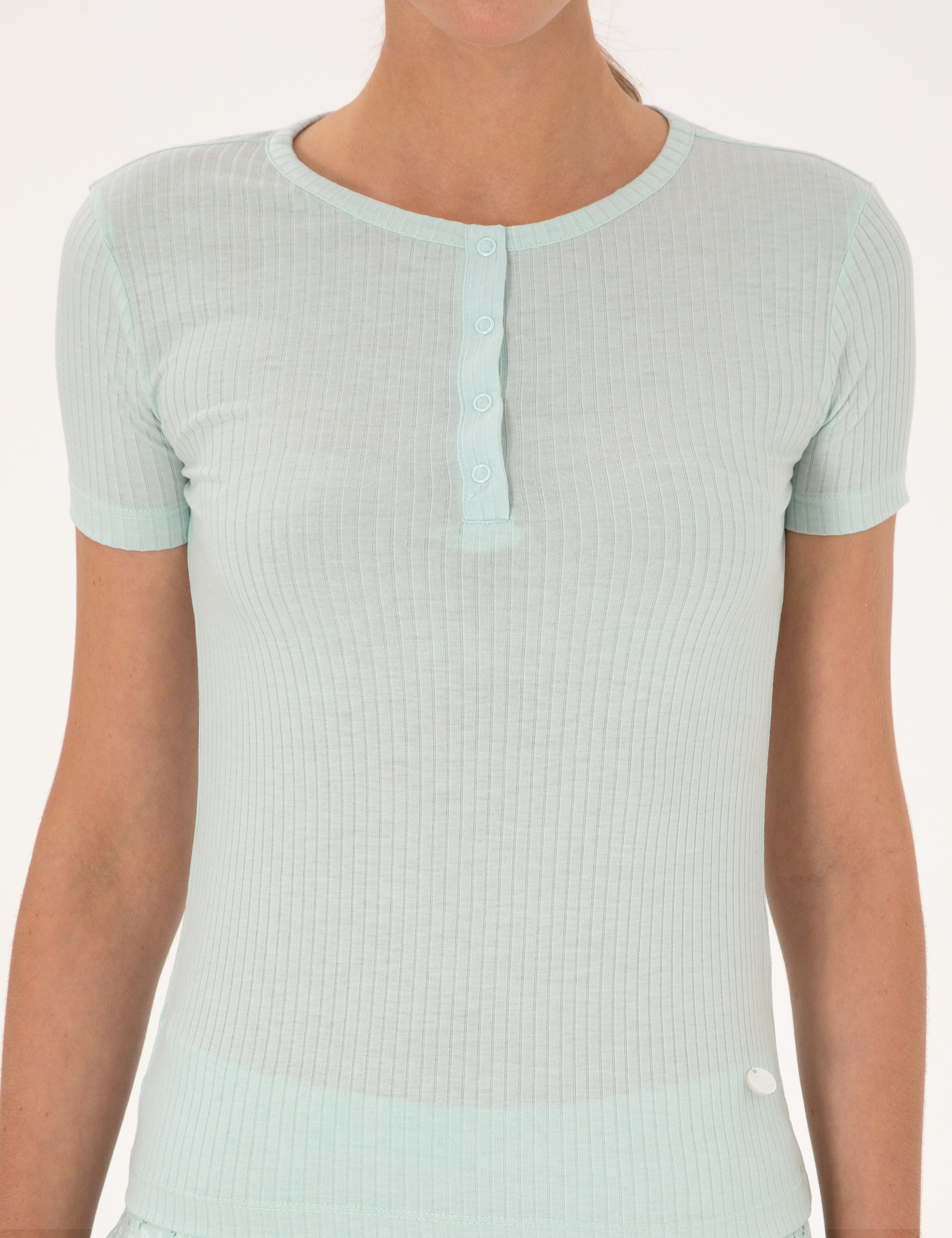 Mint Kısakollu Pijama Takımı