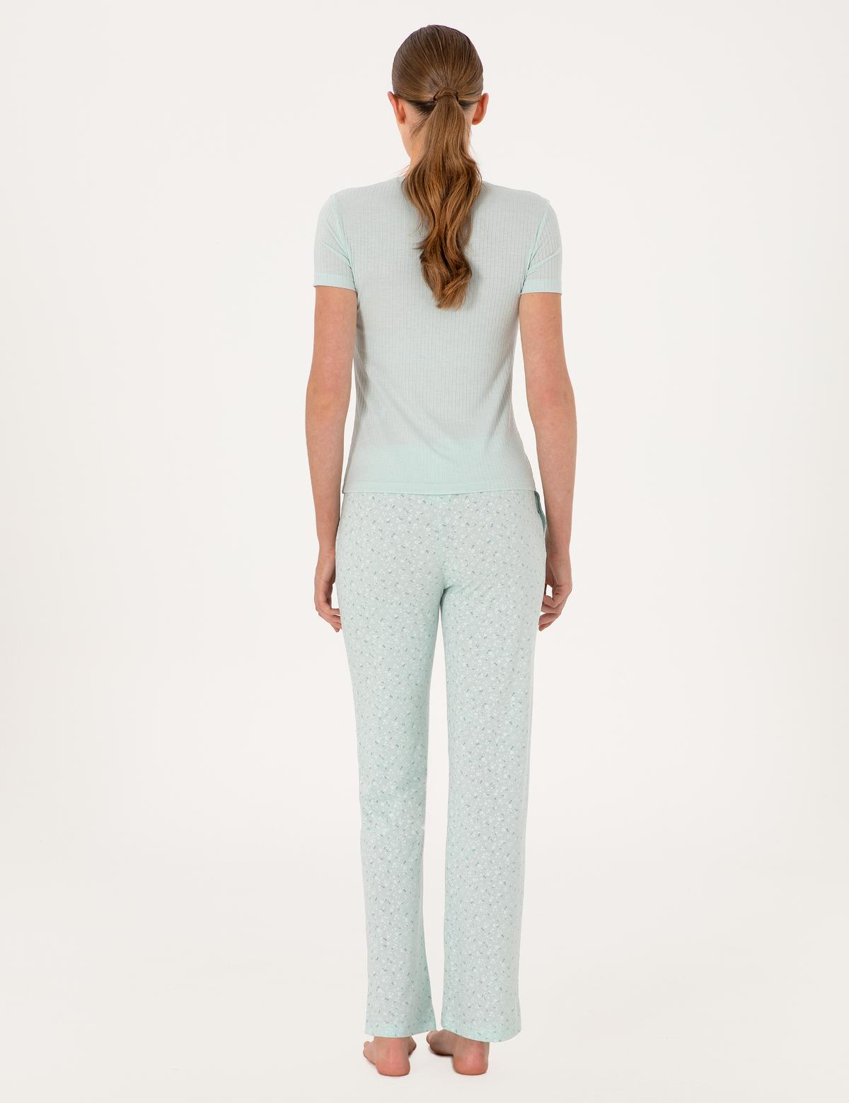 Mint Kısakollu Pijama Takımı - 50318995002