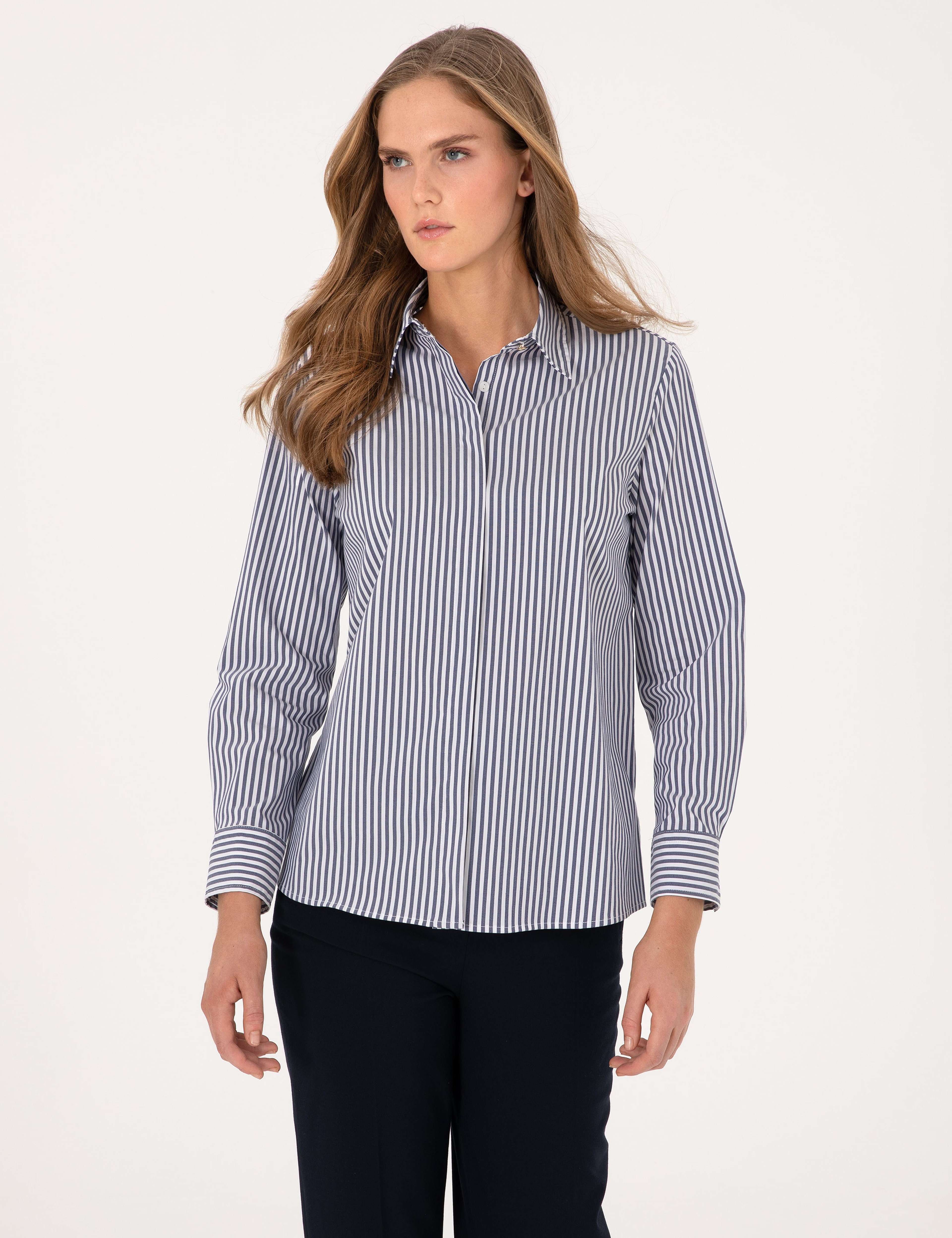 Mavi Regular Fit Uzun Kollu Gömlek - Image 3