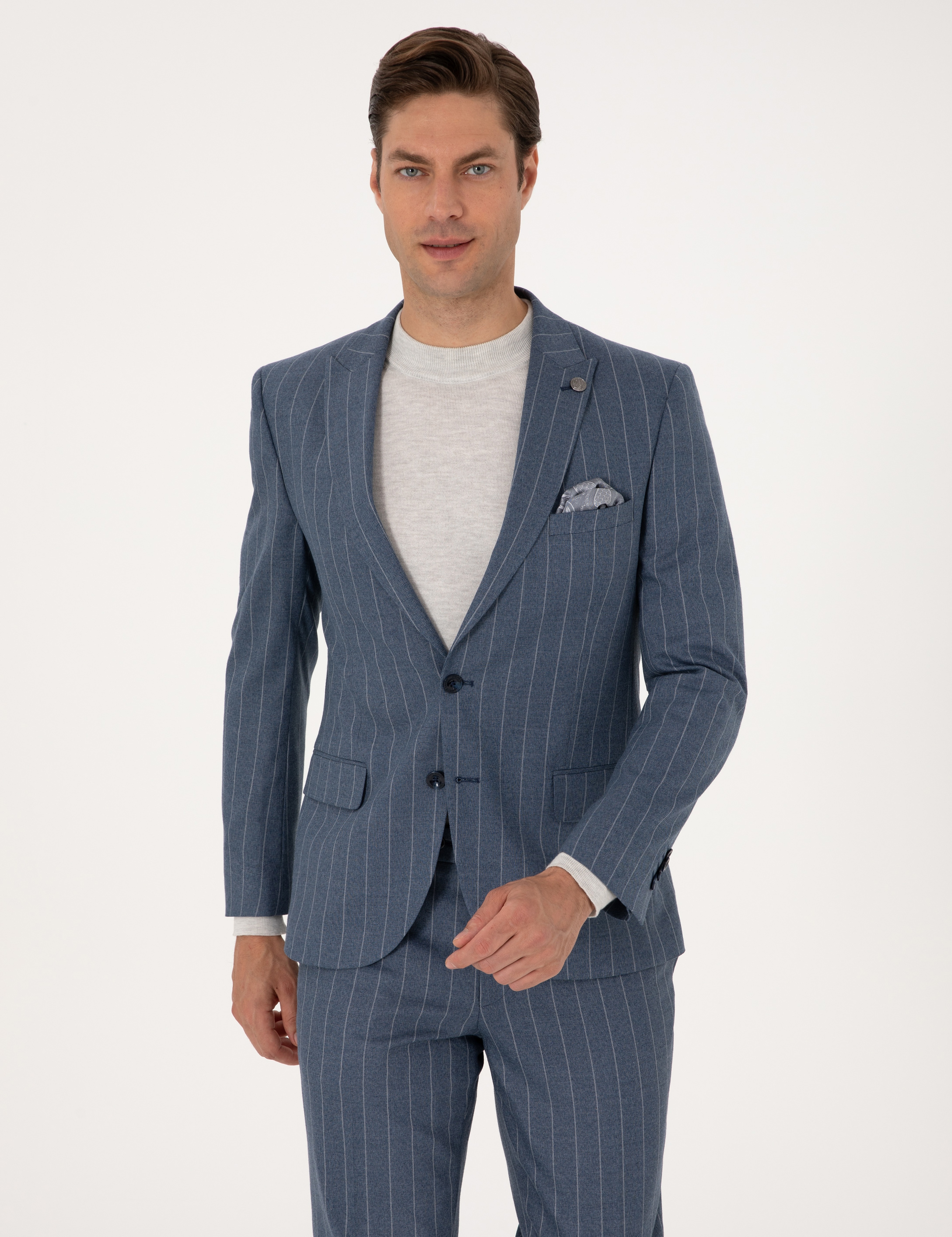 Saks Ex. Slim Fit Takım Elbise - Image 3