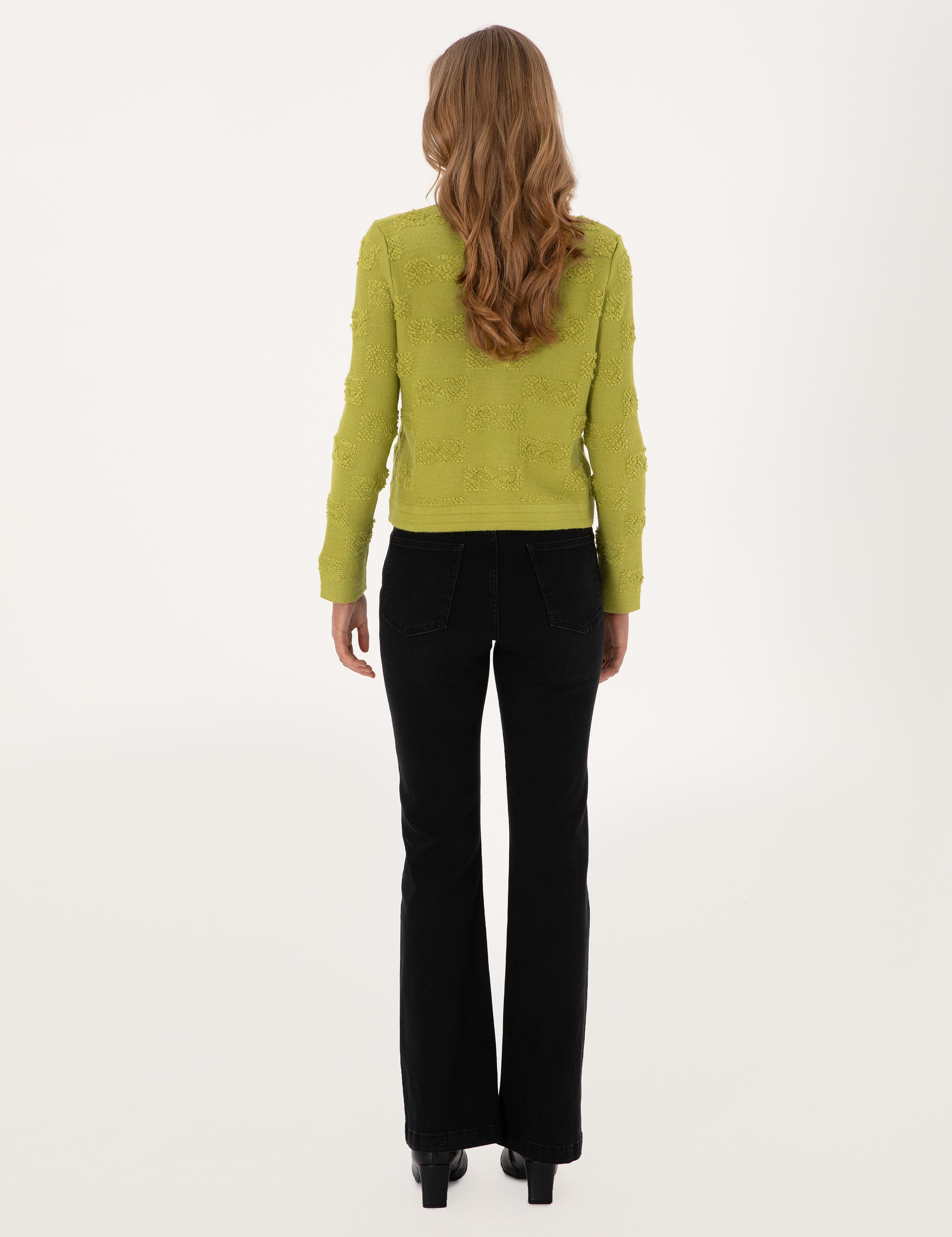 Siyah Flare Fit Jean Pantolon