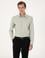 Yeşil Slim Fit Uzun Kollu Basic Gömlek