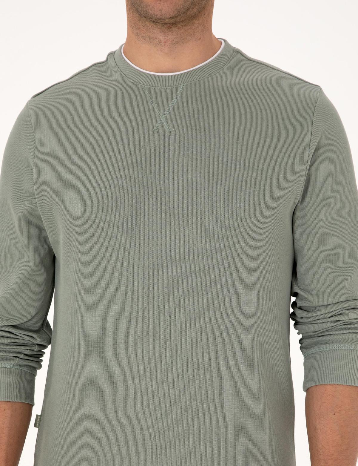 Yeşil Regular Fit Sweatshirt - 50311649093