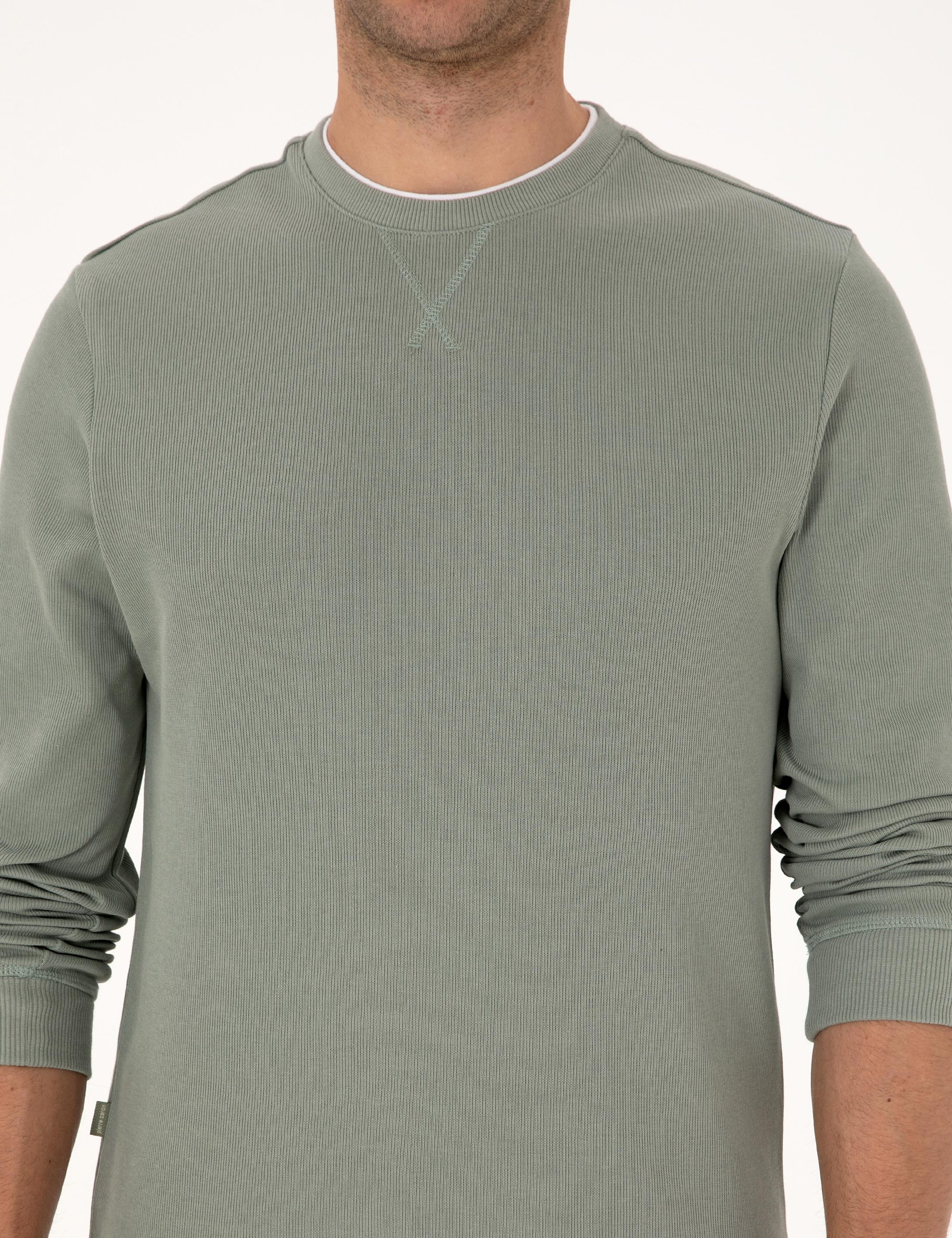 Yeşil Regular Fit Sweatshirt - Image 6