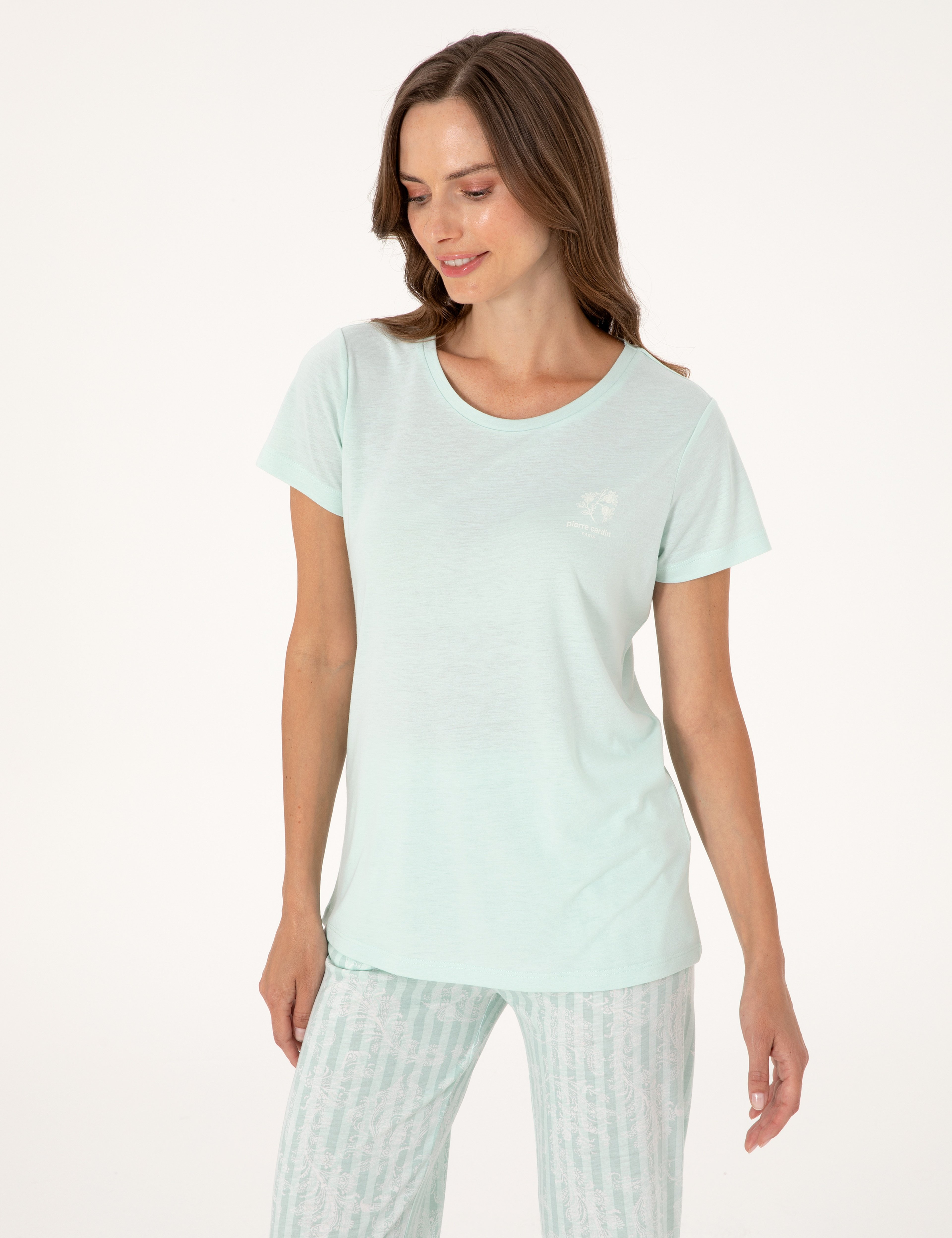 Mint Kapri Pijama Takımı - Image 3