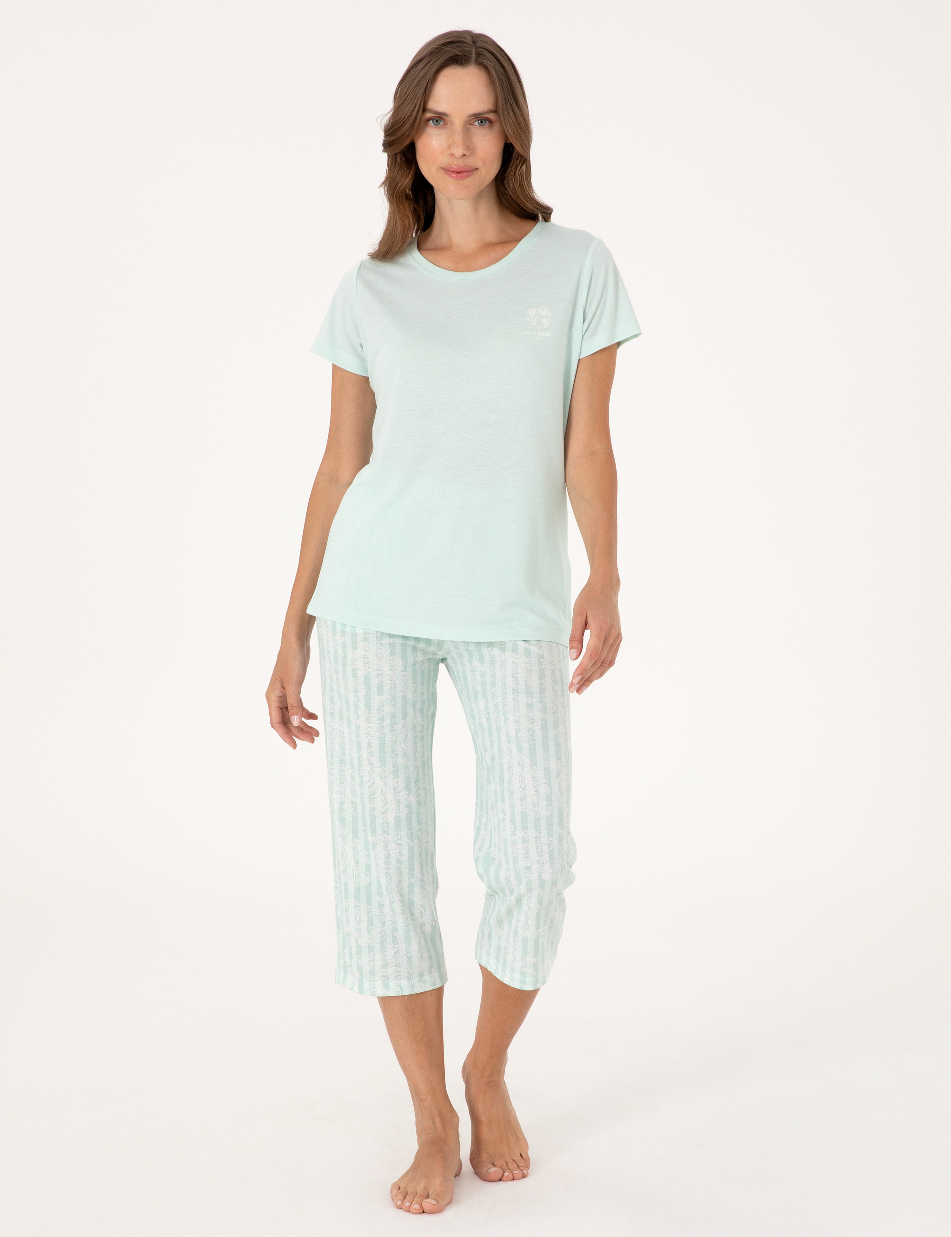 Mint Kapri Pijama Takımı - Image 4