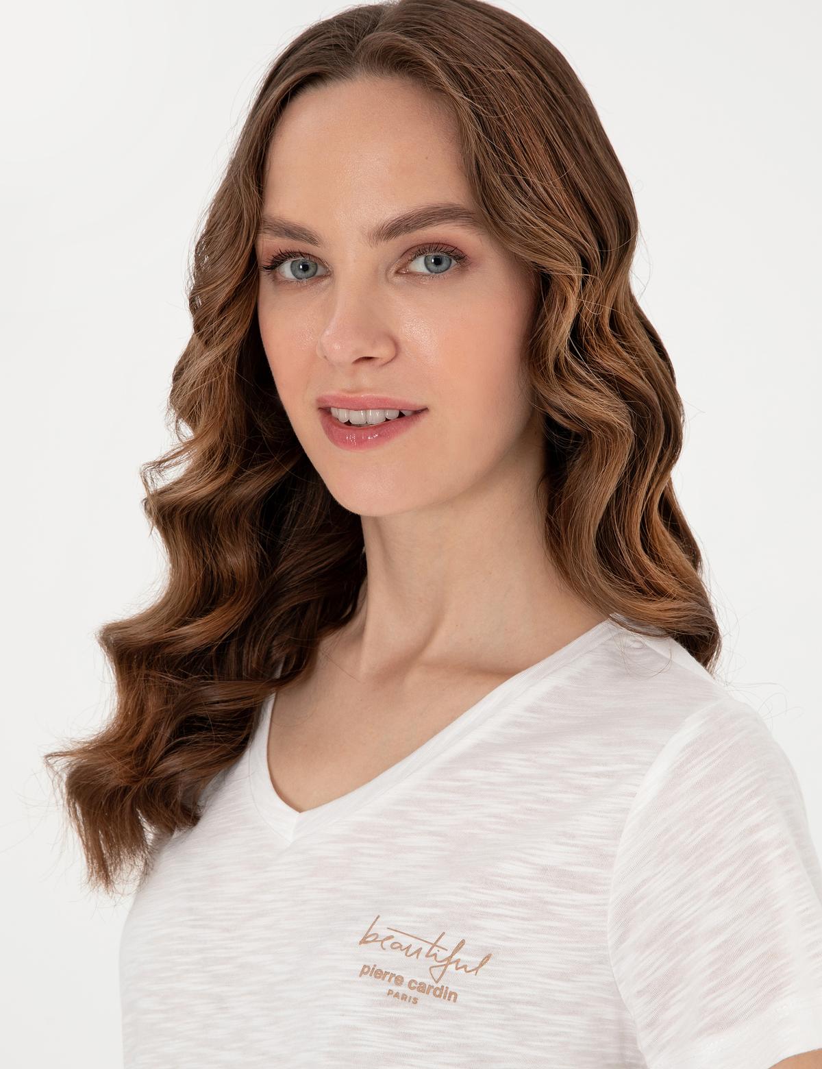 Krem Kısakollu Pijama Takımı - 50319004003