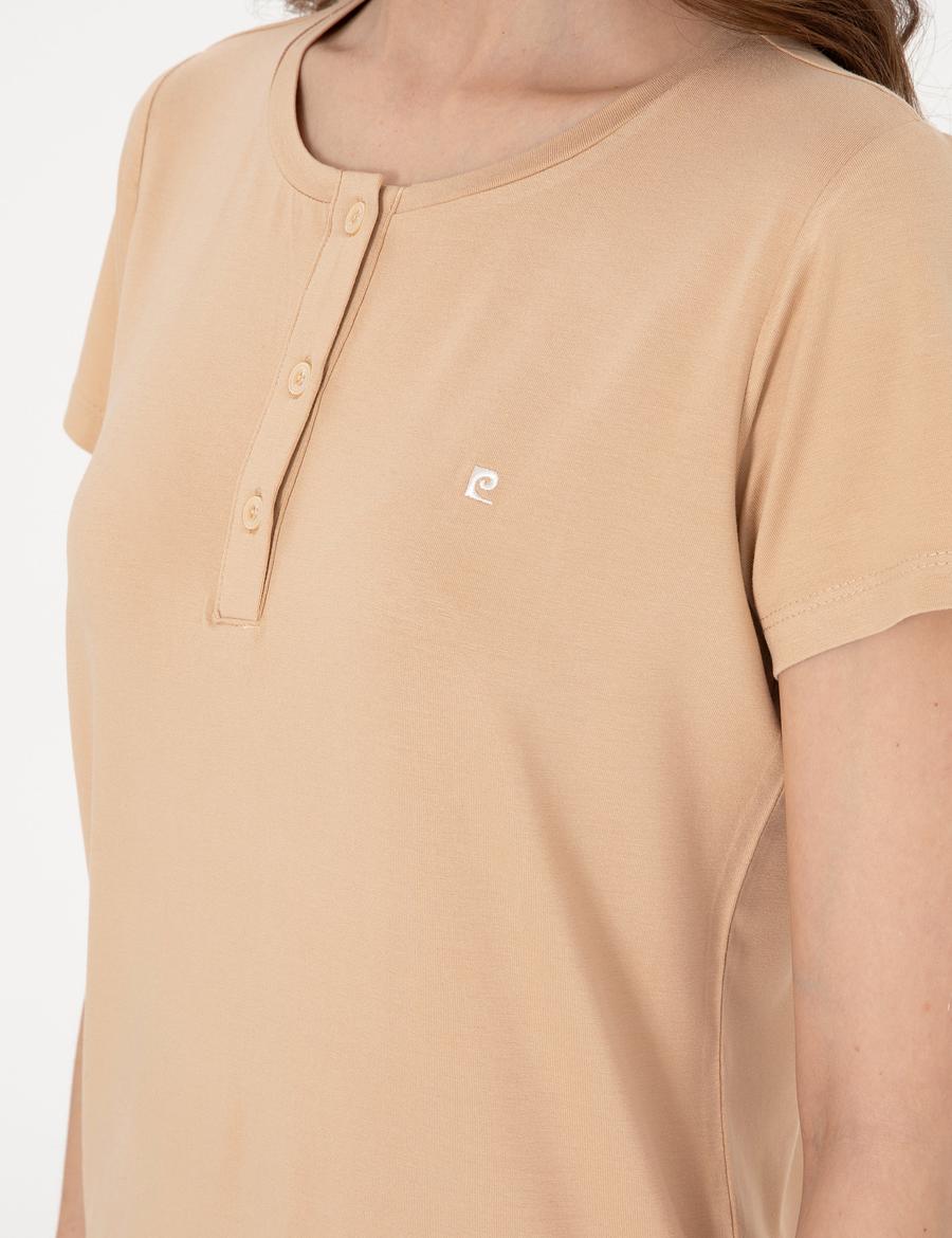 Bej Kapri Pijama Takımı