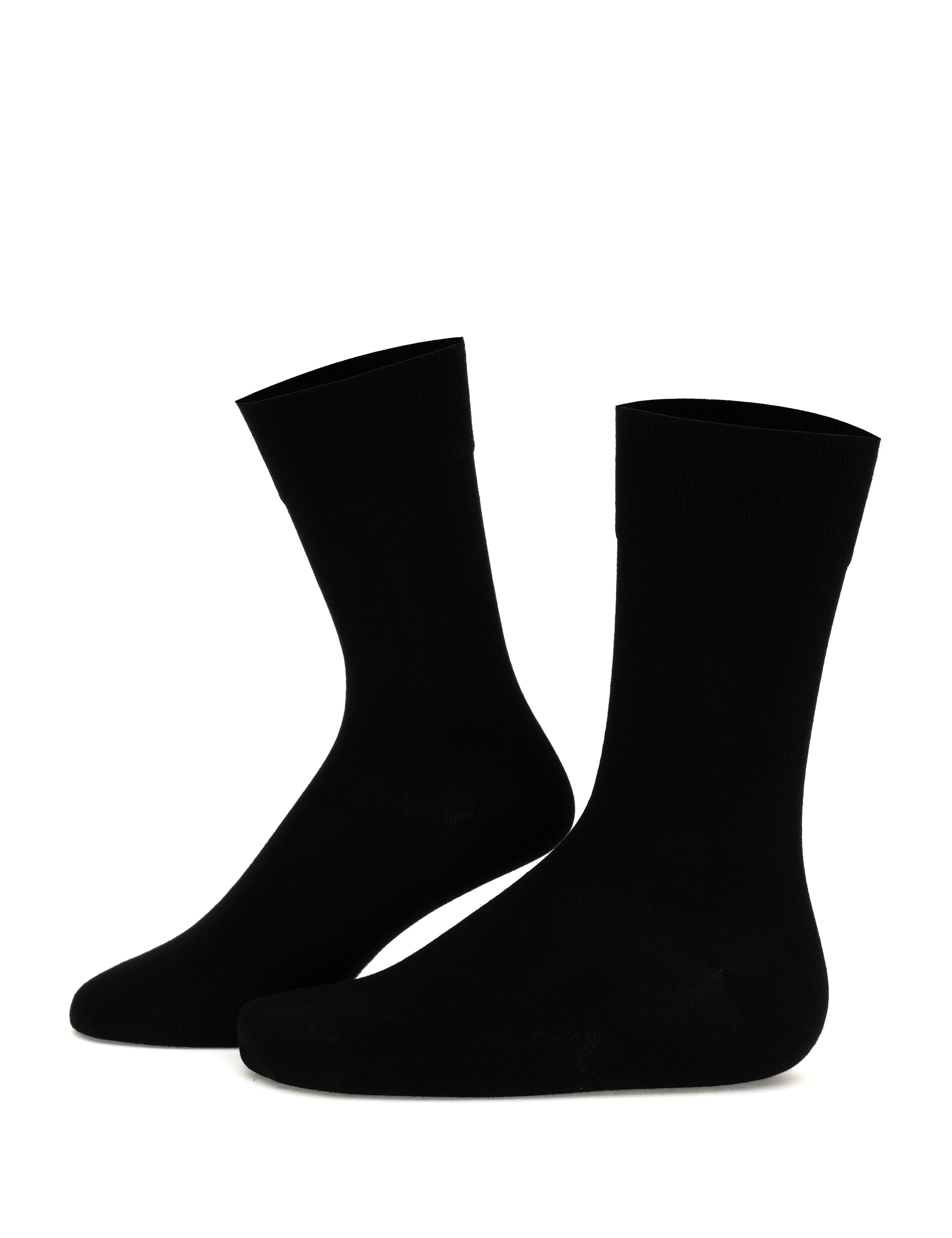 Erkek Bambu Karışımlı 2'li Paket Gri Soket Basic Çorap