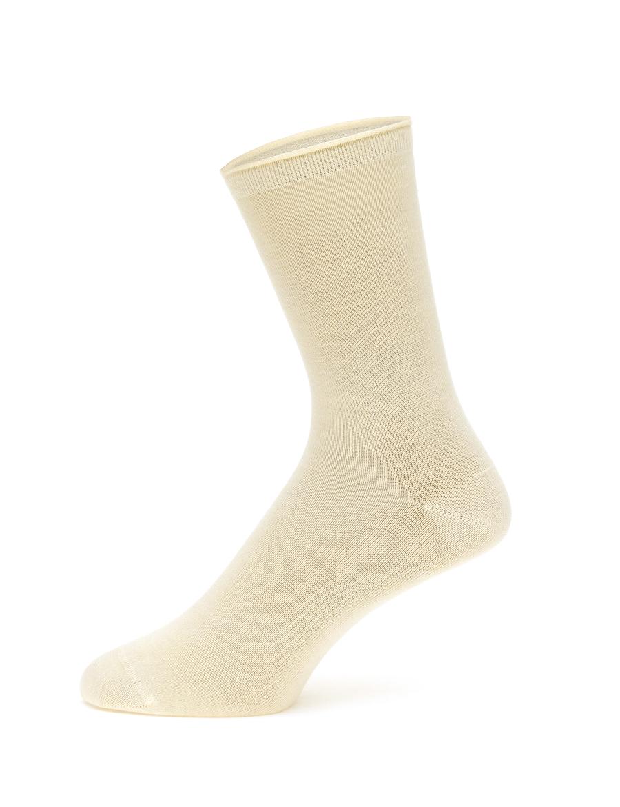 Kadın Ekru Soket Çorap
