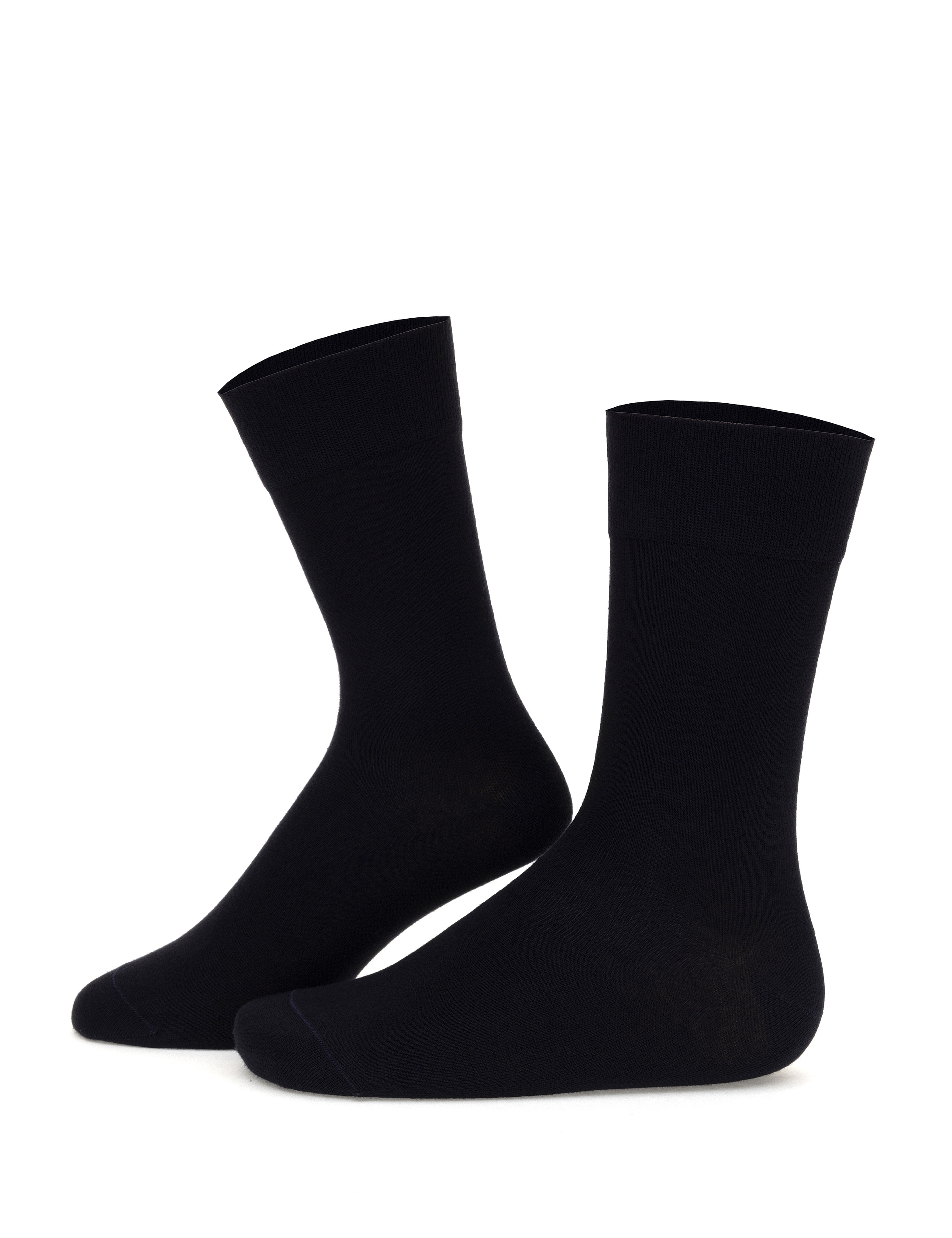 Erkek Bambu Karışımlı 2'li Paket Lacivert Soket Basic Çorap - Image 4