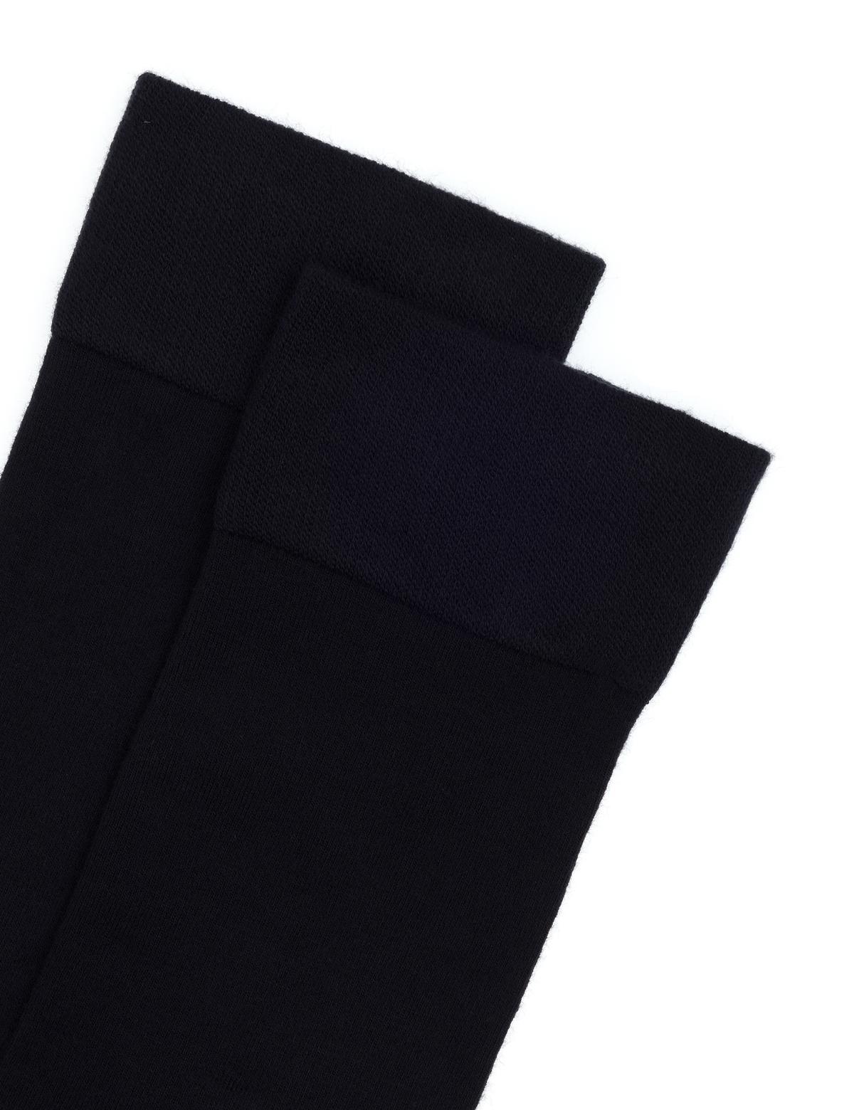 Erkek Bambu Karışımlı 2'li Paket Lacivert Soket Basic Çorap - 50308478010