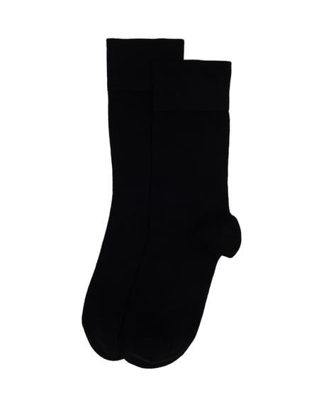 Erkek Bambu Karışımlı 2'li Paket Siyah Soket Basic Çorap - 50308478004