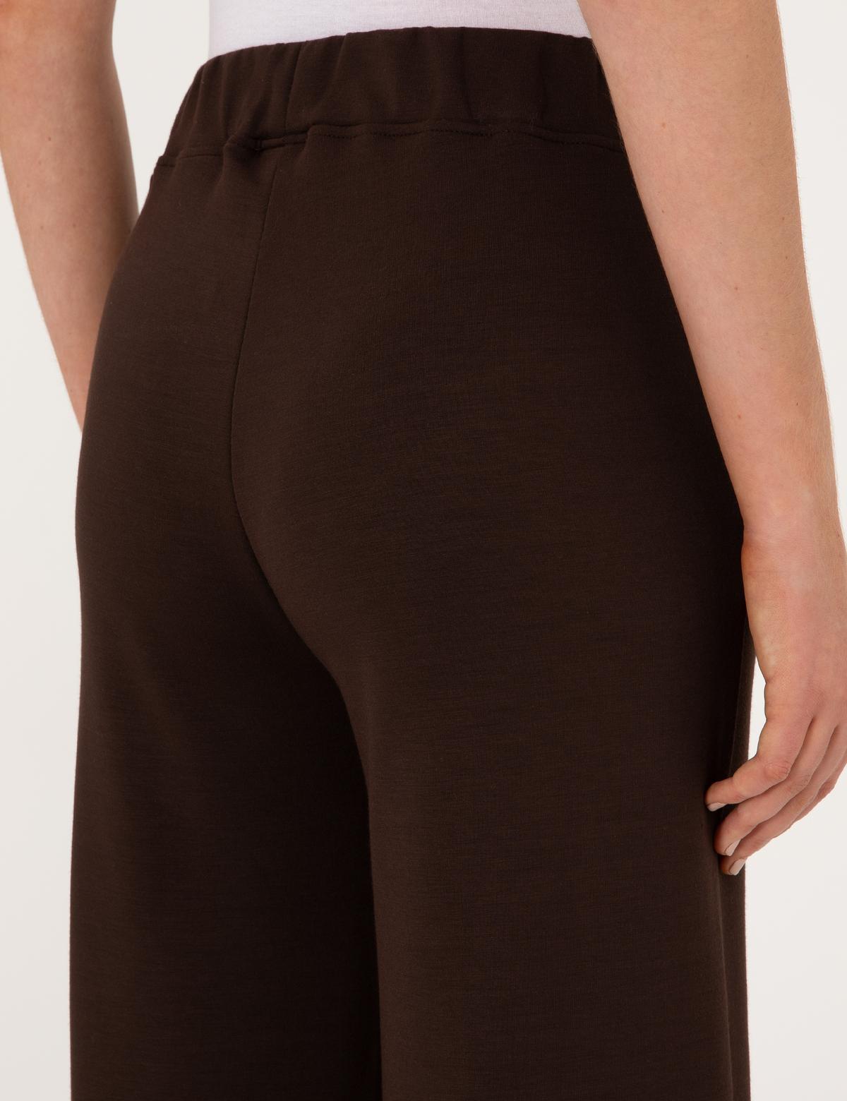 Kahverengi Flare Fit Modal Karışımlı Eşofman Altı - 50314962017